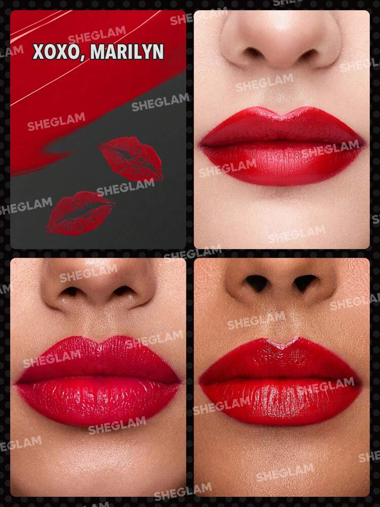 Marilyn Monroe X SHEGLAM The Icon Lipstick-Xoxo, Marilyn