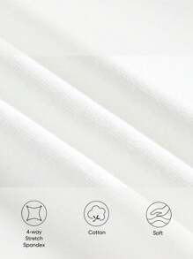 Cozy Pixies 男嬰立領短袖半扣套頭衫純色短褲套裝 - 藍色 - 查看 6