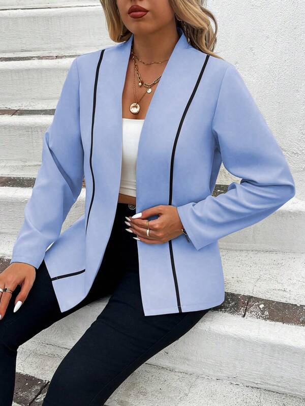 Celure Plus Size Casual Daily Wear Long-Sleeve Blazer Graduation,Back To School,Teacher Outfits For Women