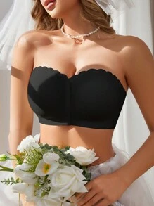 隐形无肩带无钢圈文胸，1 件