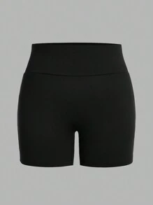 SHEIN EZwear 4 件套夏季休闲运动高腰紧身大码女式瑜伽/紧身裤 - 彩色 - 查看 9