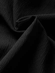 Calvaya Plus Size Solid Color Plain Fabric Casual Outing & Office Party Pants Fall Cloth For Women