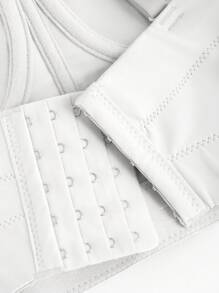 EgrlEra 女士夏季花卉水钻装饰华丽细肩带吊带上衣 Y2K 服装图案 T 恤女式上衣 - 白色 - 查看 5