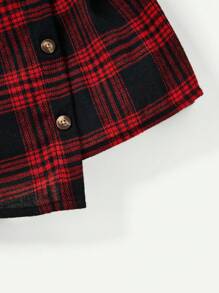 Cozy Pixies 嬰兒女孩不對稱格紋裙 - 彩色 - 查看 5