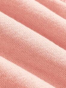 Cozy Pixies Baby Girl Rainbow Flocking Thermal Lined Pullover,In Fall/Winter - Pink - View 3