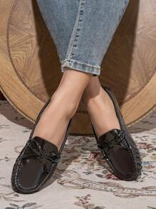 New Women Casual Flat Shoes Comfortable Coffee Brown Work Loafers Driving Shoes