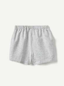 Cozy Pixies Baby Boy Letter Print Tank Top And Casual Shorts Set