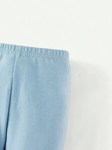 Cozy Pixies Baby Girl 3pcs Solid Elastic Waist Pants - Multicolor - View 11