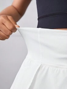 SHEIN Shorts Esportivos Casuais para Meninas Pré-adolescentes com Cueca Anticlarão e Elástica
