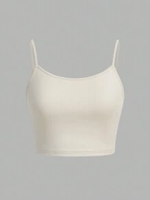SHEIN EZwear 3入組性感休閒鎖骨背心上衣，夏天適用，修身版型 - 彩色 - 查看 8