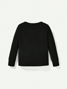 寶寶女孩合身睡衣套裝- 圓領愛心圖案上衣和長褲，共4件 - 彩色 - 查看 5