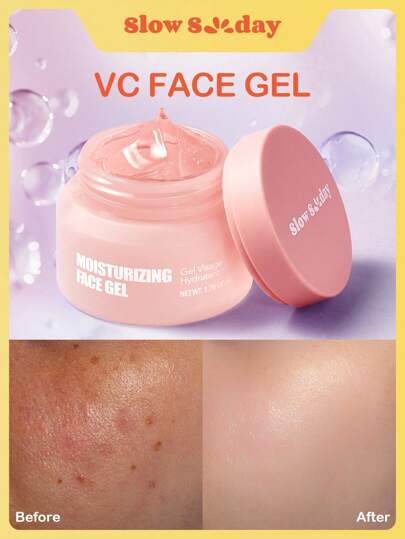 SlowSunday Moisturizing Face Gel, Halloween, Thanksgiving, Christmas, New Year, Christmas Gifts, Thank You Gift, Suitable For Autumn Winter, Fall Care