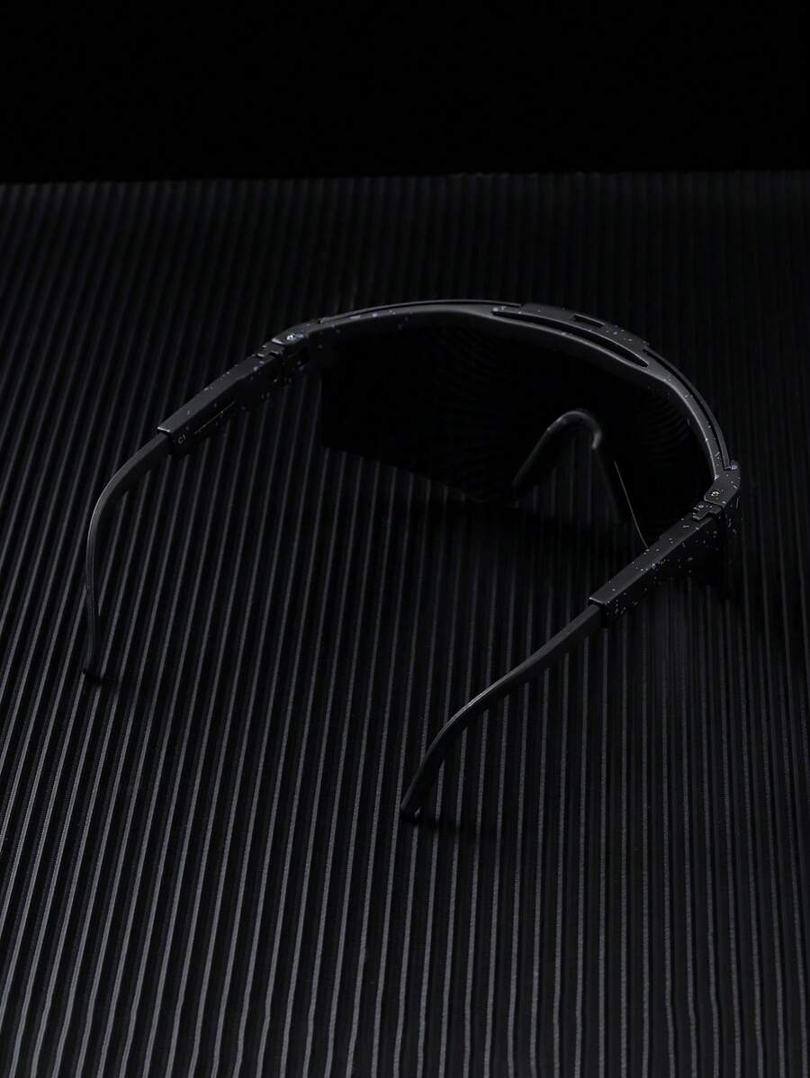 1 副男士一体式时尚眼镜，适合日常生活，配有眼镜绳和眼镜盒，适合夏季海滩度假、户外、旅行的街头太阳镜配件