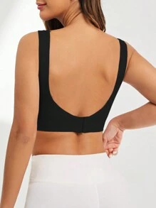 Easithlete 女性時尚無縫純色運動內衣