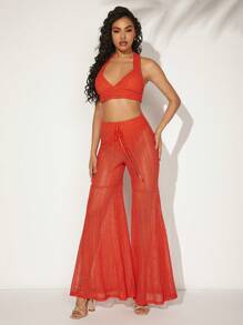 Hauture Women's Two-Piece Suit - Burnt Orange - View 5