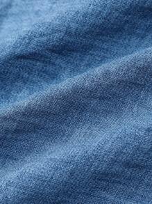 SHEIN Vintaside Kids Young Girl Solid Color Sleeveless Jumpsuit With Belted Waist And Round Neckline