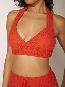Hauture Women's Two-Piece Suit - Burnt Orange - View 6