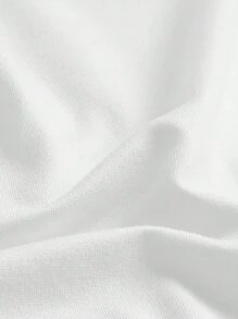 SHEIN EZwear 3pcs/Set Casual Backless Batwing Sleeve Solid Tee - Multicolor - View 11