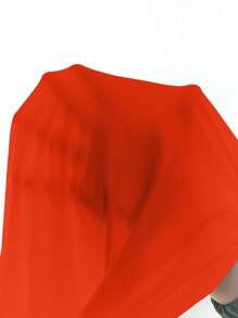 Slaydiva Summer Solid Color Cropped Tank Top And Asymmetrical Hem Bodycon Skirt Plus Size Women 2 Pieces Set,Holiday Outfits - Orange - View 7