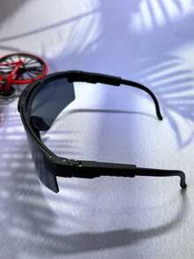 1 副男士一体式时尚眼镜，适合日常生活，配有眼镜绳和眼镜盒，适合夏季海滩度假、户外、旅行的街头太阳镜配件