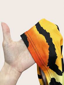 SHEIN ICON Perspective Lace Sexy Fish Tail Plus-Size Camisole Dress - Multicolor - View 5