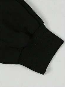 INWOMAN 夏季黑色修身简约医院上衣和裤子手术服套装 - 黑色 - 查看 3