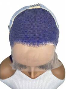 13*4 Lace Front Wigs dark blue color Straight Hair transparent Lace Wigs human hair wig Natural Wig - Royal Blue - View 4