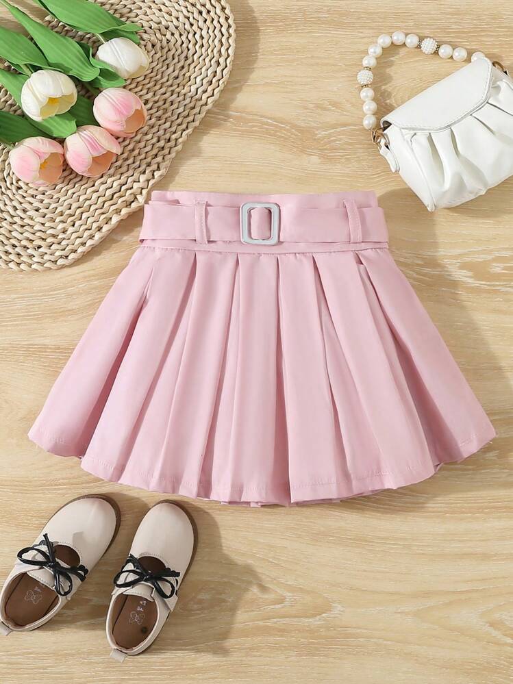 SHEIN クラシックカレッジスタイル ピンク ワンピーススカート