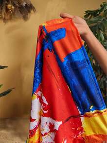 Maweii 大碼夏季色塊方領修身無袖連衣裙 - 彩色 - 查看 5