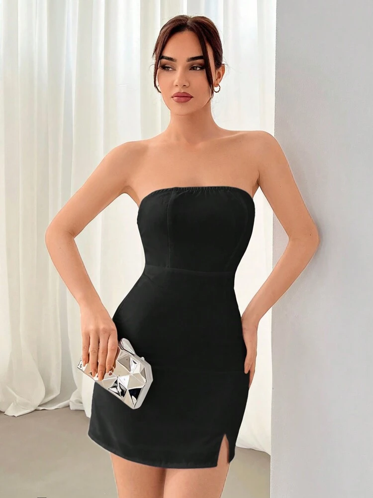 Elegant White Backless Bowknot Tie Wedding Cocktail Dress For Romantic Dating And Vacation