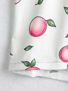 Men Peach Print Tape Boxer Shorts
