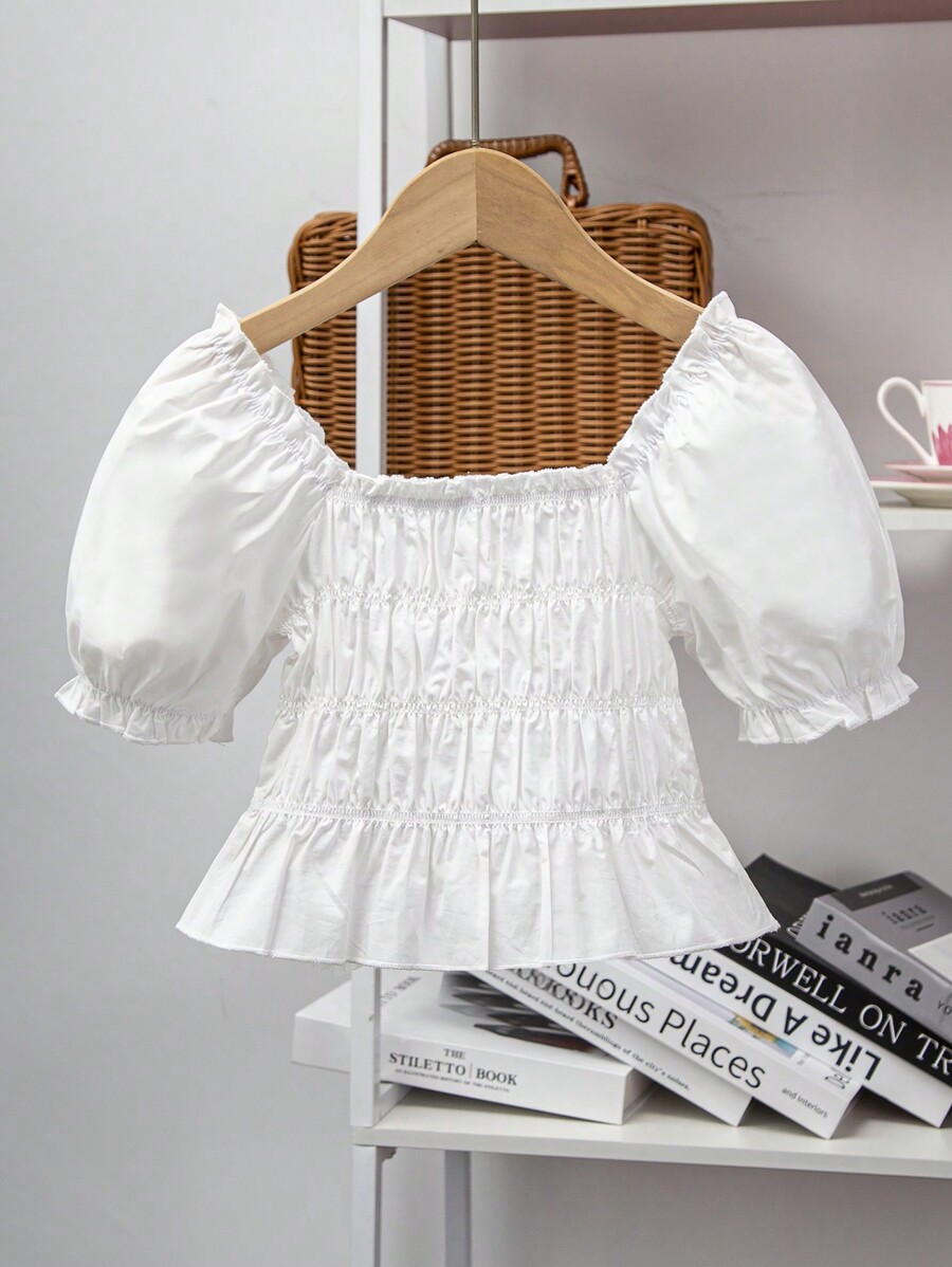 Baby Mädchen Kleid Mit Schmetterling - Tüllkleid Mit Flatterärmeln 6-24 Monate
