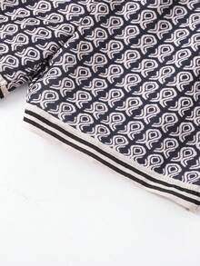 少年男孩花式休閒短袖襯衫和短褲套裝,附帶腰帶 - 彩色 - 查看 9