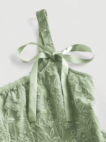 SHEIN MOD 女性實色細肩無袖裙