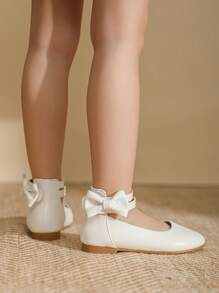 Girls White Flat Shoes Autumn And Four Seasons Girls Shoes - White - View 4