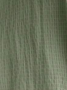 SHEIN LUNE Women Plain & Simple Long Sleeve Long Pants Two Pieces Set Fall Cloth For Women - Green - View 7