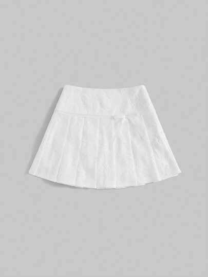 Fairycore Damen hohe Taille Spitze plissierter Rock Sommer