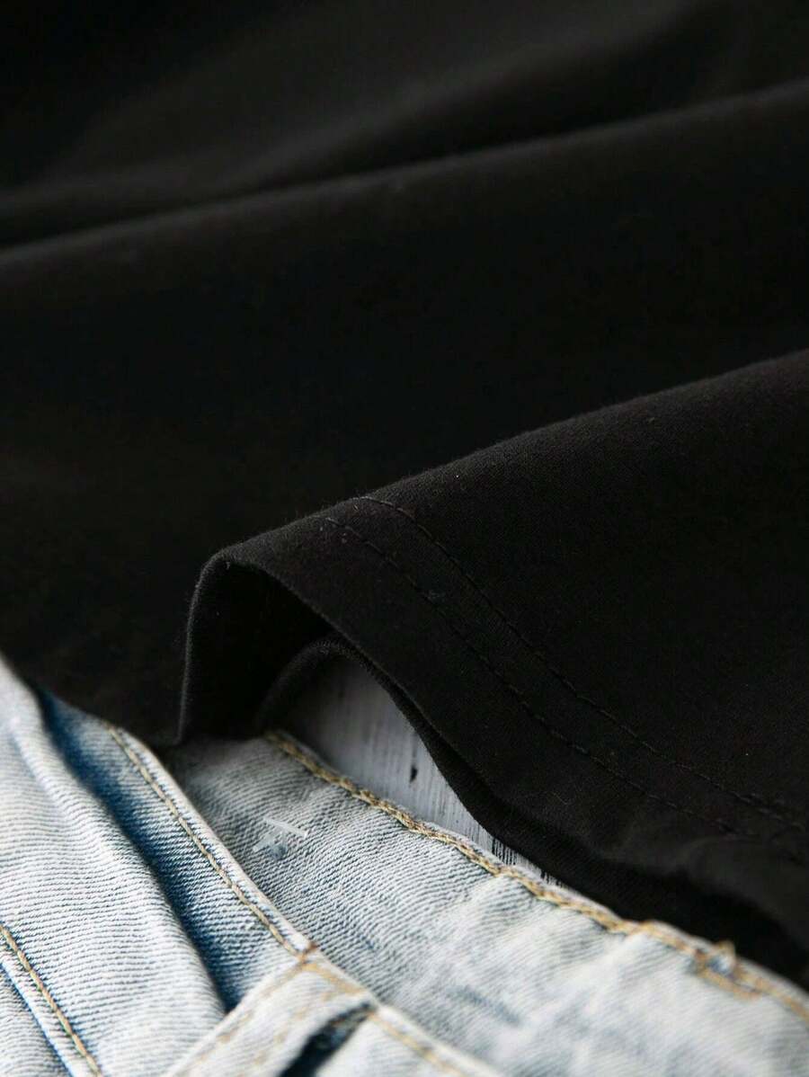 Women Fashionable Basic Short Sleeve TShirt And Leggings Set SHEIN