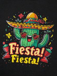 Baby Jungen lässig Kaktus & Essen Thema Kurzarm T-shirt & Shorts Outfits Set, Sommer