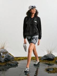 In My Nature Women's Outdoor Sports Commuting Sun Protection Jacket With Hood, Waterproof, Lightweight And Breathable