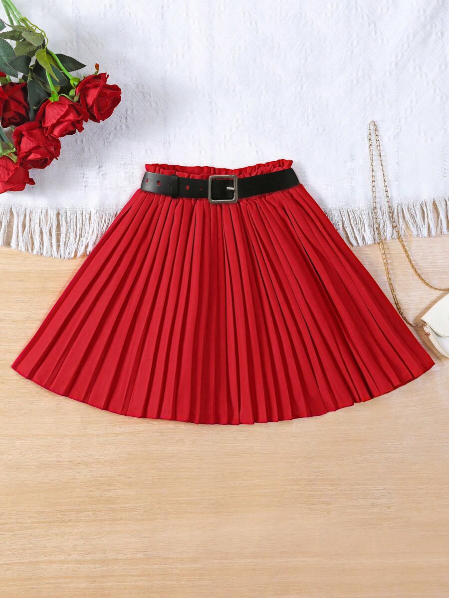 KIDS SHIRRING WAIST SKIRT 12-14 PRETTY AS A POPPY main image 1