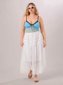 Forever 21 夏季仙境假期大型女裙 - 白色 - 查看 3