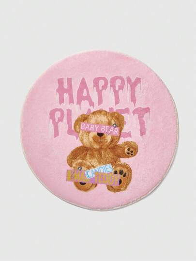 Kawaii سجادة ديكورية سميكة بنمط دب كرتوني 450832 (كاشمير صناعي)