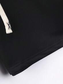Men Summer Shorts, Simple Style With Letter Printed Pattern, For Travel, Vacation, Outdoor Activities, Fitness, Running, Etc.
