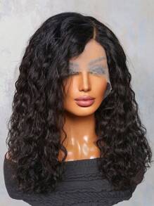 13*1+150%-180%+6-30inch+Weave Water Wave Human Hair Lace Front Wigs