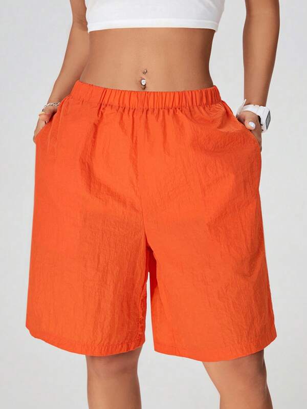 Coolane Women's Streetwear Sportswear Blockcore Sports  Bright Colors Texture Outdoor Shorts