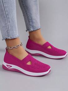 STEPREACH Fall/Winter Women Comfortable, Breathable, Lightweight And Fashionable Casual Sports Shoes,Sneakers For Women - Hot Pink - View 4