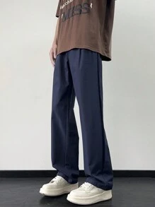 Claim Dot Pantaloni semplici quotidiani monocolore per uomo