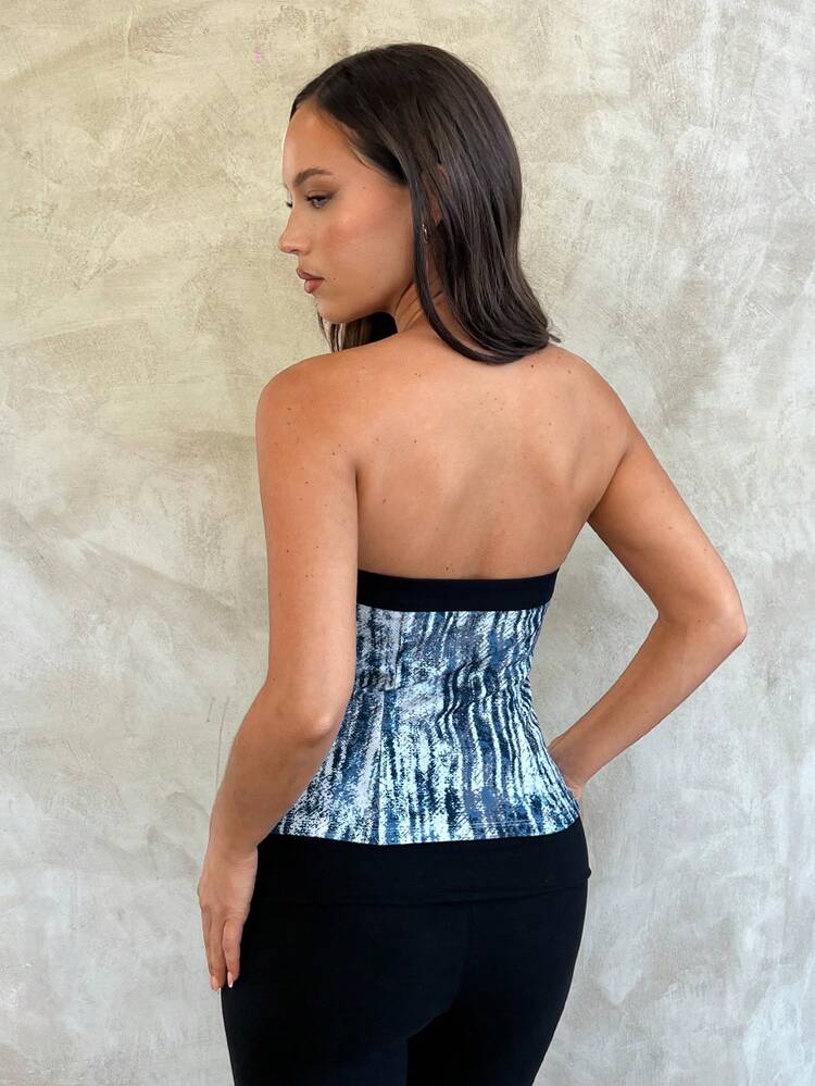 Women's Elegant Party Fashion Casual Vacation Concert Music Festival Commuting Daily Zipper Tube Top