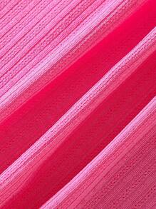 Tween Girl Two-Piece Set Fashion Solid Color Camisole Top